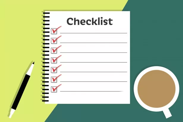 Idee voor blogs. Checklist.